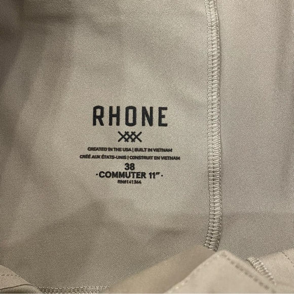 Rhône Men’s Commuter 11” Inseam Khaki Shorts Size 38 - Picture 9 of 14